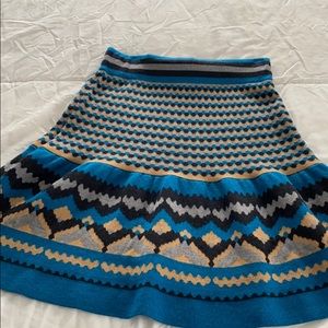 Anthropologie wool knit skirt